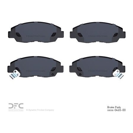 Dynamic Friction Co DFC 3000 Semi-Metallic Brake Pads - Dynamic Friction Company 1311-0465-00 1311-0465-00